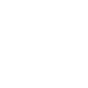 Ein weißes Icon mit einem schmalen Außenkreis auf rotem Hintergrund. In der Mitte ist ein weißer Telefonhörer abgebildet.