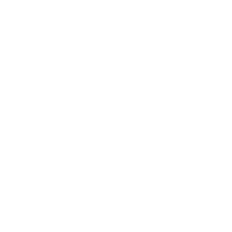 Ein weißes Icon mit einem schmalen Außenkreis auf rotem Hintergrund. In der Mitte ist ein weißer Telefonhörer abgebildet.