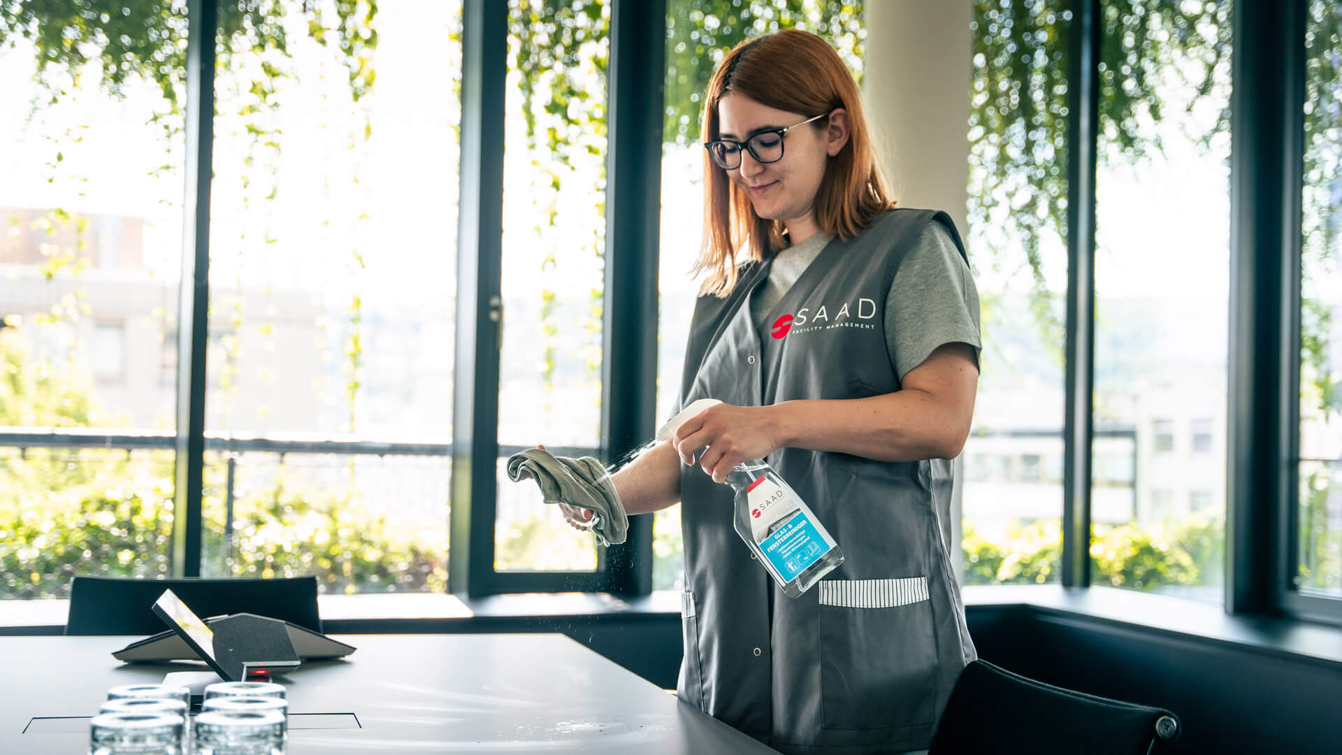 Büroreinigung bei Facility Management SAAD